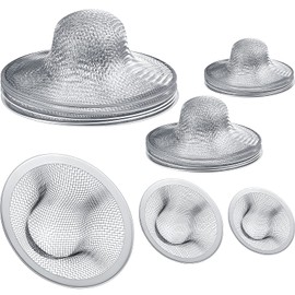 12 Pieces Stainless Steel Sink Strainer sink drain strainer, sink strainer with 4.5/2.75/2.25 Inch for Sink Drainage Kitchen Sink Bathroom Bathtub,sink drain strainer,drain screen