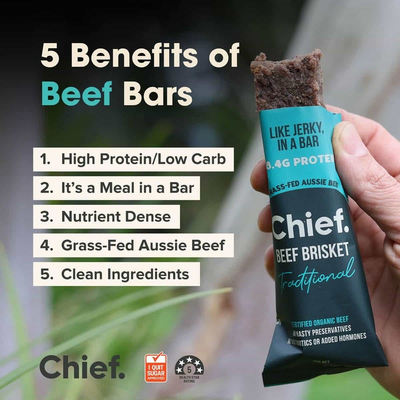 Chief Beef Bar - Traditional Beef, 40g