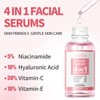 4-in-1 Facial Serum – Hyaluronic Acid, Niacinamide, Vitamin C &