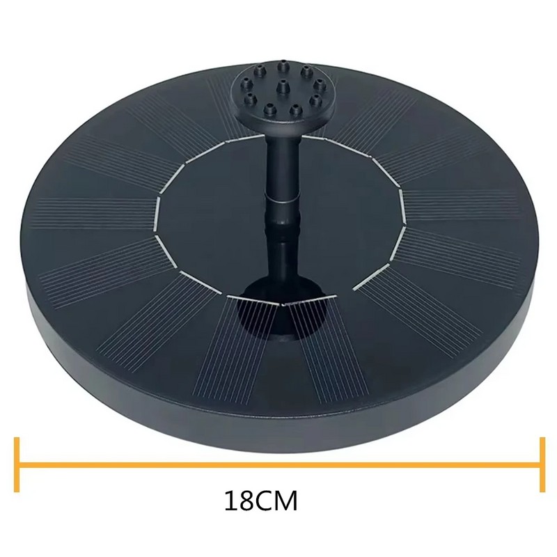 Mini Solar Waterfall Fountain for Garden Decor – Floating Bird
