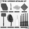 Wovnet 16 Pcs Windshield Cleaner Tool, Car Cleaning Kit with