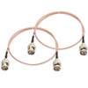 BINGFU BNC Cable, HD-SDI Cable, 19.7 inches (50 cm), 75Ω,