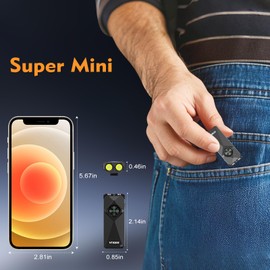 VTIGER K1 800 High Lumens Key Chain Light, Small EDC Rechargeable Keychain Flashlight, Compact LED Tiny Flashlight with Magnetic, Mini Clip-on Pocket Lights for Camping, Emergency, Everyday Carry