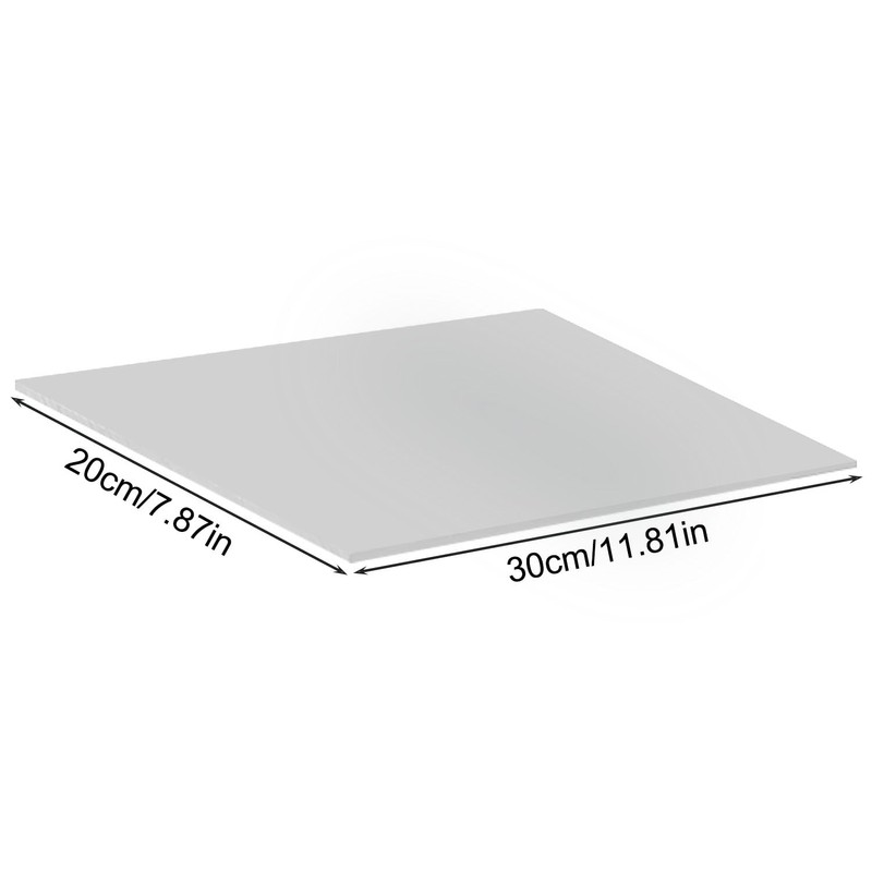 Plastic Panel 3 mm 30 x 20 cm Plastic Plate