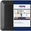FEATOL 2 Packs Anti Fatigue Mat for Kitchen Floor Thick