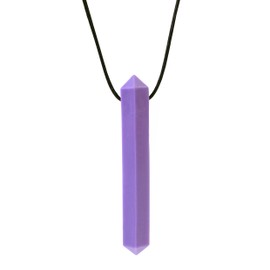 ARK's Krypto-Bite XXT Chewable Gem Necklace Chew Jewelry (Extra Extra Tough, Lavender)