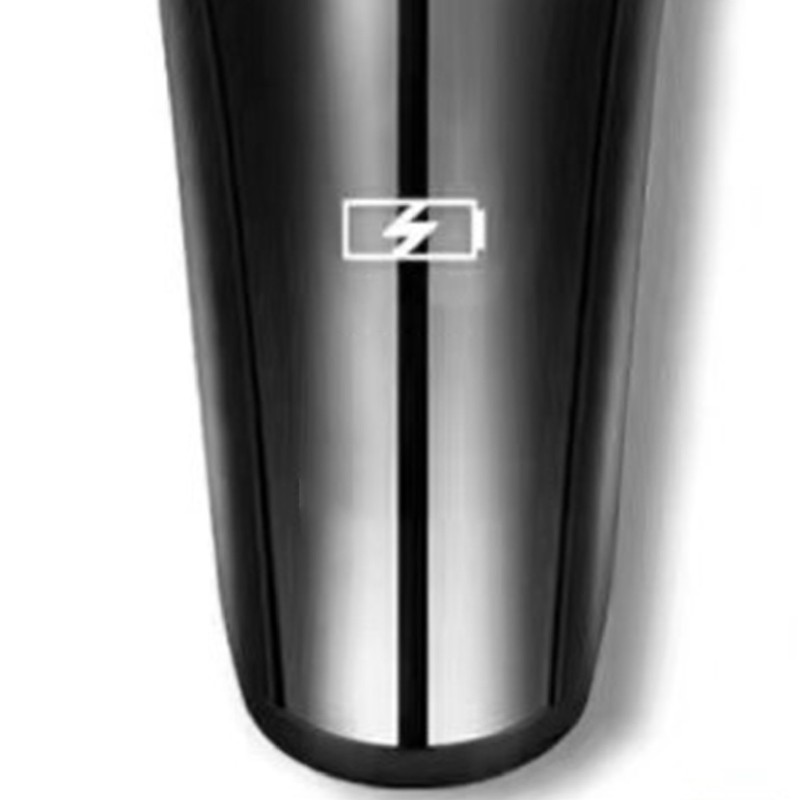 Electric Beard Trimmer 3 Heads Waterproof Powerful Low Noise Portable