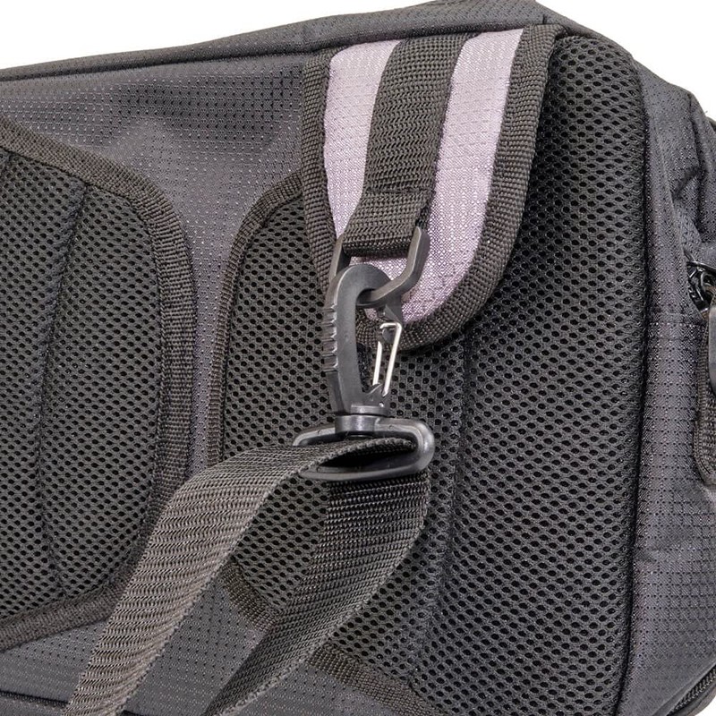 HTO Unisex's Sling Fishing Tackle Bag, Grey/Black, One Size
