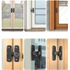 Barn Door Lock Hardware, 90 Degree Right Angle Gate Latches