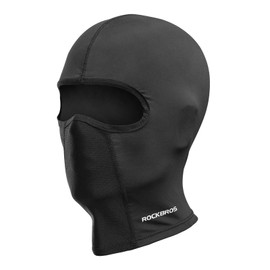 ROCKBROS Balaclava Breathable UPF 50+ for Summer Cycling Motorcycle Bandana Multifunctional Scarf Elastic Neckerchief Women Men, black
