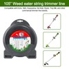 Trimmer String 105” Weed Eater String - Twisted Trimmer Line