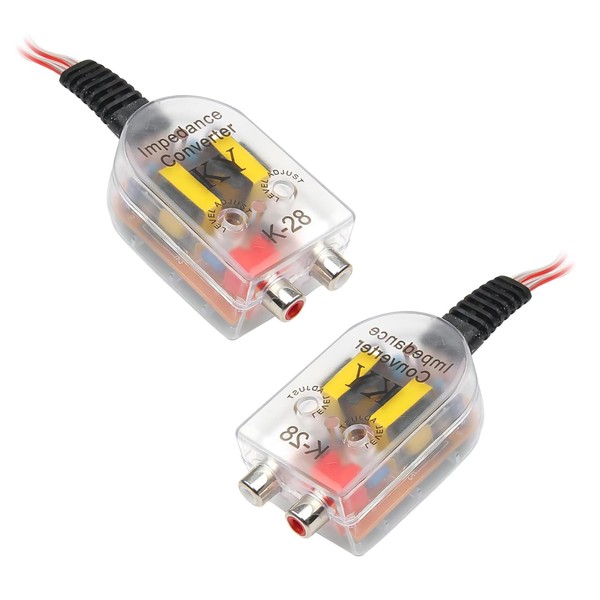 ijuicy 2 PCS RCA Converter Car Audio, Automobile Line Output