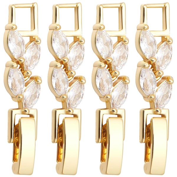 SUNNYCLUE 1 Box 10Pcs Bracelet Extender Clasp Bracelet Extenders Bulk