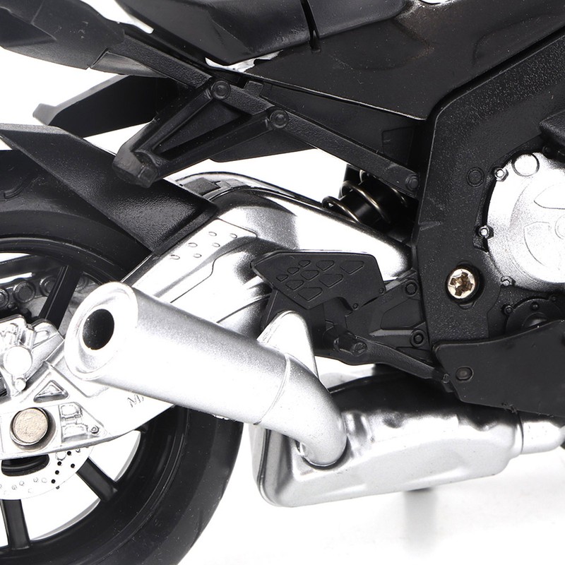 Alloy Motorcycle Model Toy Simulation Motorcycle with LED Light Sound