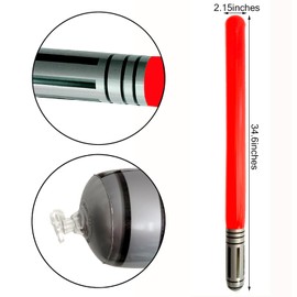 4 Pieces Inflatable Light Saber Swords Party Supplies Inflatable light Saber Swords for Birthday Party Inflatable Sword Toys Party Bags Stuff Photo Booth Props for Cosplay Party Favors(4 Colors)