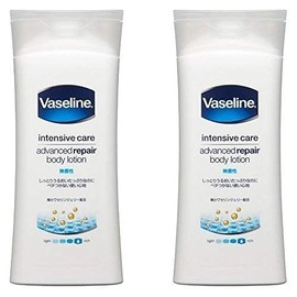 Vaseline Intensive Care Advanced Repair Body Lotion, Unscented, 6.8 fl oz (200 ml) x 2 Packs