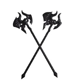 LANGHONG 2PCS Retro Viking Hairpin For Women Axe Skull Hair Pin Hair Styling Pins (SRTL6)