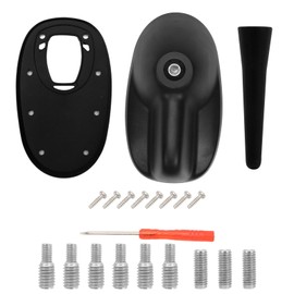 Anlseiod Large Type Roof Antenna Mount Base Fit for Fit for Mini Cooper Clubman S R55 2008-2015 with Short Sport Antenna and Rubber Gasket Fit for Mini Cooper Hatchback S R56 2007-2013 65203456090