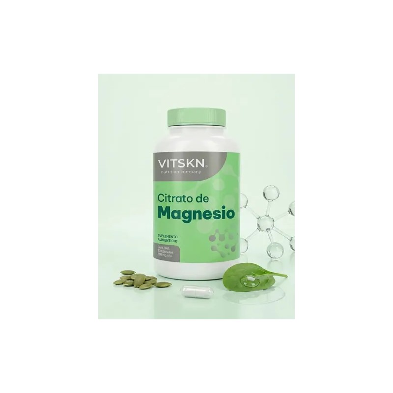Citrato Magnesio Cápsulas Skin Vit Súper Sabor