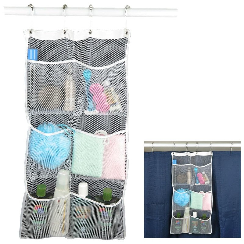 Evelots Mesh Shower Caddy -2 Pack- Shower Organizer Hanging Portable
