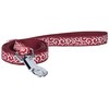 Petio Inuya Arabesque Lead, Red, Medium