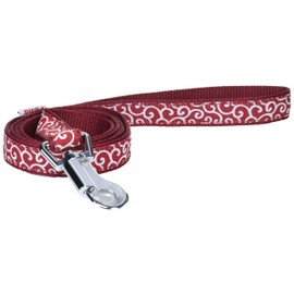 Petio Inuya Arabesque Lead, Red, Medium