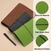 PATIKIL A6 Felt Binder, 6 Ring Soft Cover Refillable Notebook