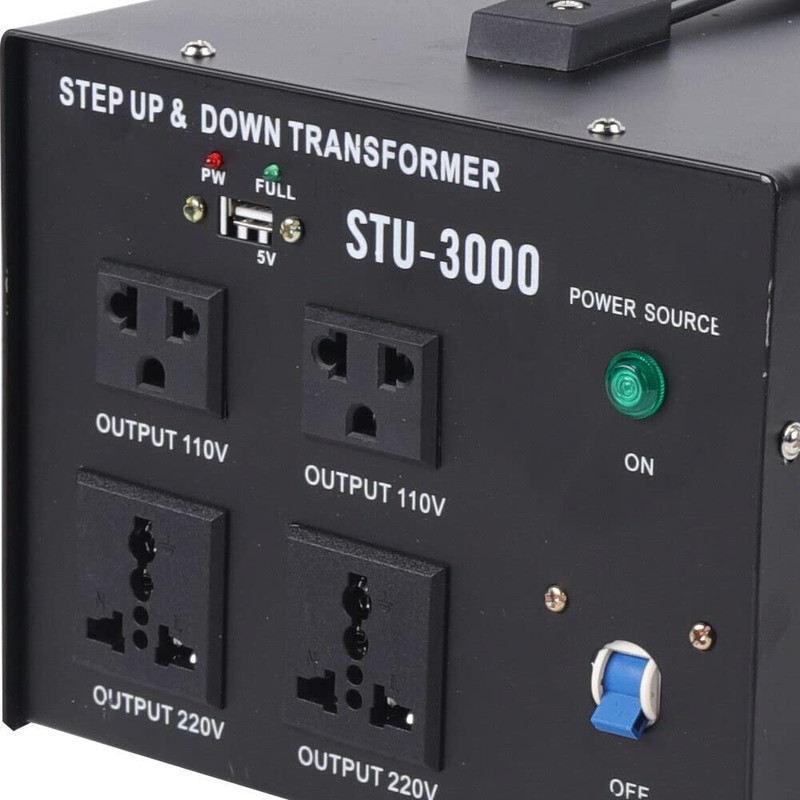3000W Voltage Transformer Step Up&Down 110V to 220V,220V to110V Converter