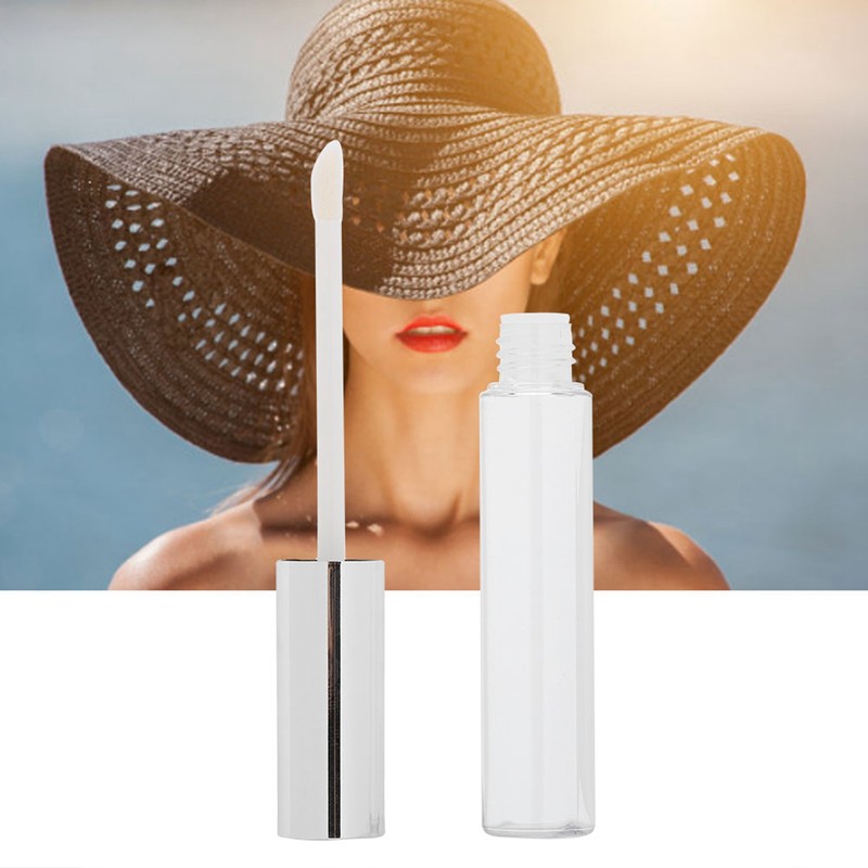 50pcs Refillable Lip Gloss Bottle DIY Empty Lip Oil Tube