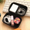 Waterproof Zipper Bag for Earphone & Cable Storage Travel Red BL07584 100ea