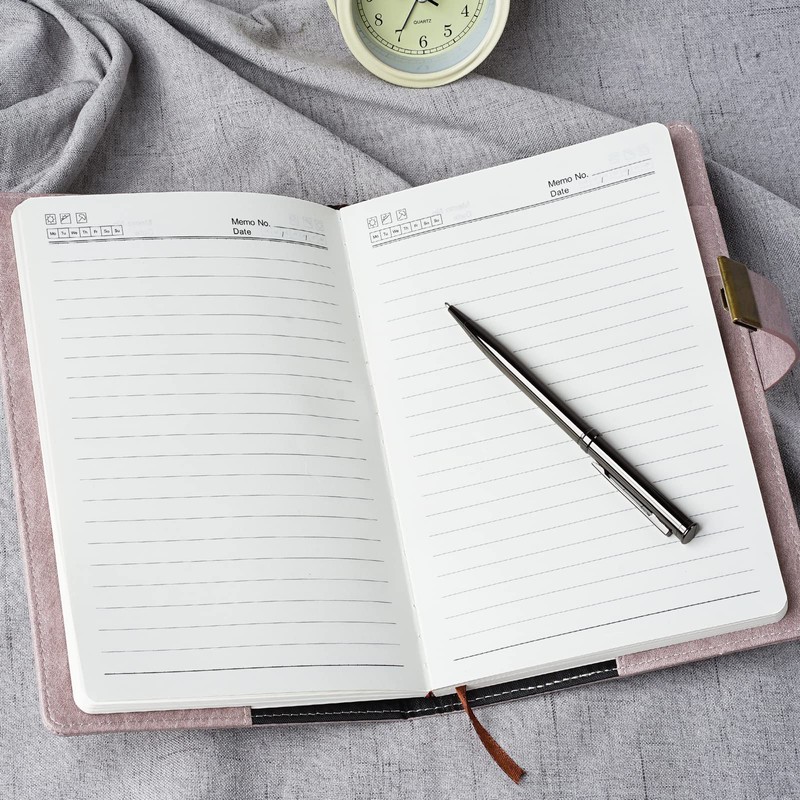 WEMATE Diary with Lock, A5 Journal with Lock 240 Pages,