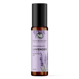 NaturoBliss 100% Pure & Natural Lavender Essential Oil Therapeutic Grade Premium Quality Lavender Oil with Glass Dropper - Huge 4 fl. Oz - Perfect for Aromatherapy and Relaxation