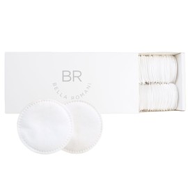 Bella Romani Beautiful Cotton Rounds Makeup Remover Pads - Pack of 200 - Organic Pads, Lint Free, Eco-Friendly, Compostable, Unique Triple Layers & Ultra Soft - Nail Polish Remover, or Baby Care Pad