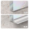 67Inch Shower Threshold Water Dam, Self-Adhesive Silicone Shower Barrier Water