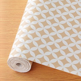 Cooyes Shelf Liner for Kitchen Cabinets – Non-Adhesive Waterproof EVA Liner for Drawers and Cabinets – Durable, Easy-to-Cut Shelf Paper with Modern Pattern