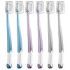 Frekare Soft Toothbrushes for Adults, Manual Soft Bristle Toothbrush with
