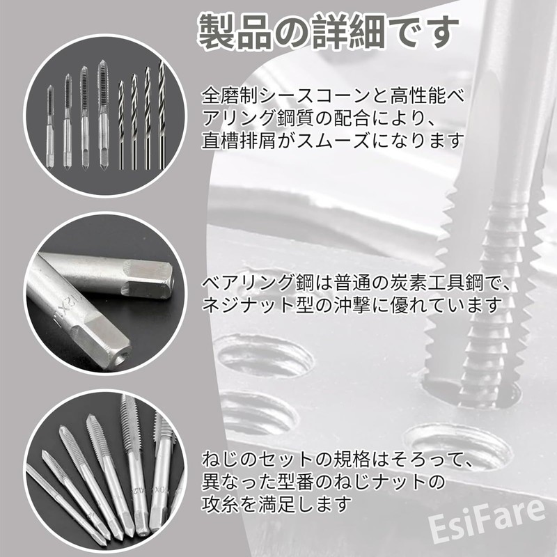 EsiFare Screw Twist Tap Set of 9 Tap Handle T