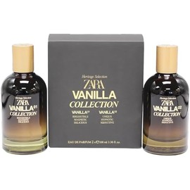 Zara Vanilla Collection 01 + 02 Cologne for Men Fragrance Set EDP Eau De Parfum 2x 100 ML (3.38 FL OZ)