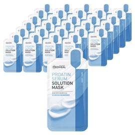 Mediheal Proatin Serum Solution Mask Pack 25ml, 1 pack, 30 pieces / 메디힐 프로아틴 세럼 솔루션 마스크팩 25ml, 1개입, 30개