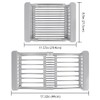 LUEXBOX Expandable Dish Drying Rack Over The Sink, Stainless Steel