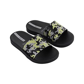 Ipanema Unisex Children's Urban IV Slide Kids, Black grey green