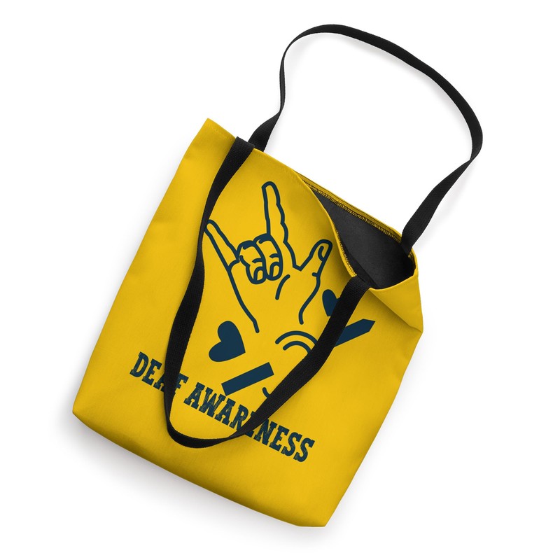 Support Hearing Loss & Deaf Awareness Tote Bag