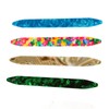 5-Piece Professional Standard Oud Pick Set Plastic ABS Pattern Printed