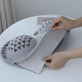 Silicone Bra Washing Bag - All Cup Sizes, Delicates Mesh Laundry Bag for Machine Wash, Protector for Bras, Swimsuits, Socks & Silk (grey)