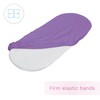 Moses Basket Terry Fitted Sheet/Baby Oval Shape Sheet (Violet)