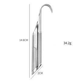 Set of 2 Tea Atomisers Made of Stainless Steel, Tea Strainer for Loose Tea Strainers, Fine Mesh Tea Strainer Tea Filter with Hanging Hook Handle Tea Filter