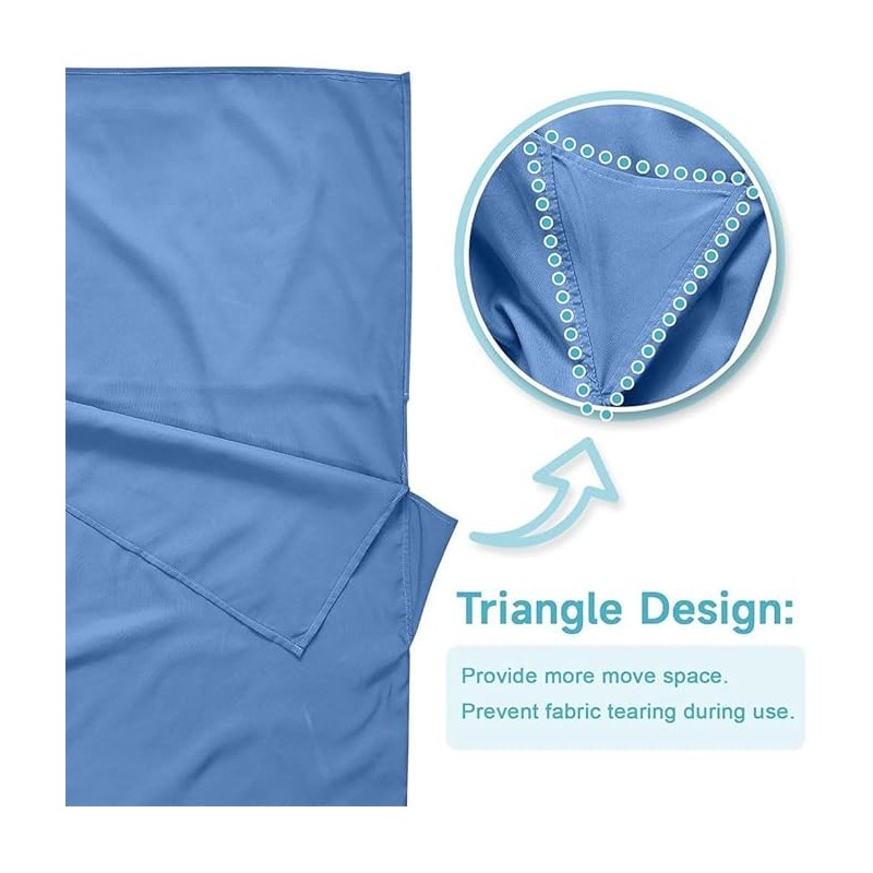 JZS Sleeping Bag Liner,Portable Hotel Travel Sheets Single & Double
