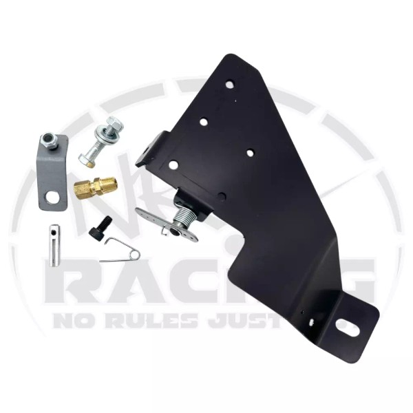 WMS Products Linkage/Top Plate Assembly Half Cut, Black Anodized, Honda