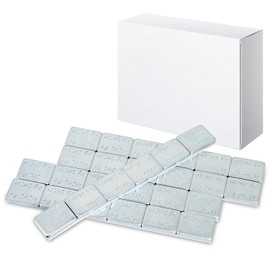 Aain 1/2 oz, zinc-Coated, Adhesive Stick on Wheel Weights, EasyPeel Type. Cars, Trucks, SUVs, Motorcycles, Low Profile, 24 Strips/Box,144pcs