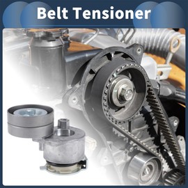 HOPESPANNER Belt Tensioner Drive Belt Tensioner Pulley Assembly for Renault Megane 2002-2015 No.8200072120/8200492180 Metal 1 Pc